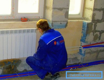 Montering av varmesystemet Montering av varmesystemet
