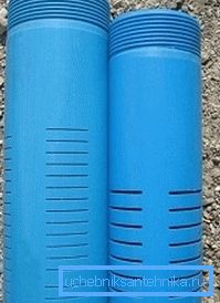 Slotted plast filtre Slotted plast filtre