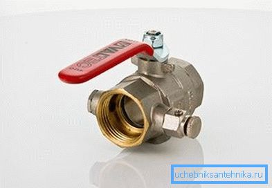 Kuleventil med drenering og luftventil Valtec Kuleventil med drenering og luftventil Valtec