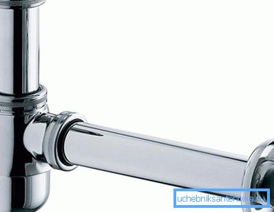 3960 Montering av sifonen i badekaret