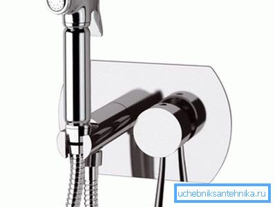 Skjult hygienisk dusj har minst plass, denne faktoren er grunnleggende i urbane bad, hvorav området er sterkt begrenset Skjult hygienisk dusj har minst plass, denne faktoren er grunnleggende i urbane bad, hvorav området er sterkt begrenset