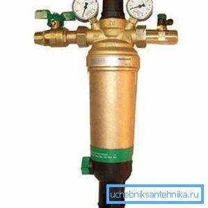 Komposittfilter med backwash system Komposittfilter med backwash system
