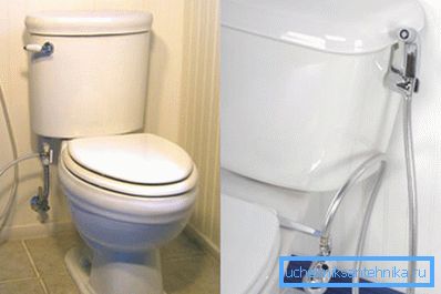 Toalettskålblander med hygienisk dusj kan ha en helt annen konfigurasjon Toalettskålblander med hygienisk dusj kan ha en helt annen konfigurasjon