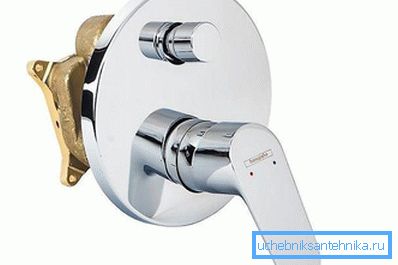 Flush-mounted mixer Flush-mounted mixer