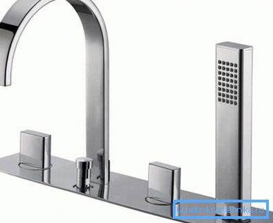 Moderne Mortise Bathkran med dusj Moderne Mortise Bathkran med dusj