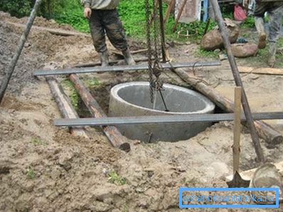 Metode for senking av betongringer Metode for senking av betongringer