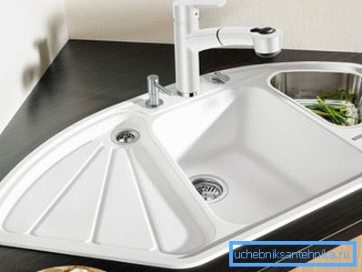 Det ser ut som en hjørnemodell, innebygd i bordplaten. Det ser ut som en hjørnemodell, innebygd i bordplaten.