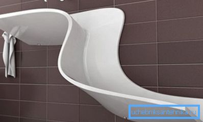 Slik ser design akrylvasker på badet ut. Slik ser design akrylvasker på badet ut.