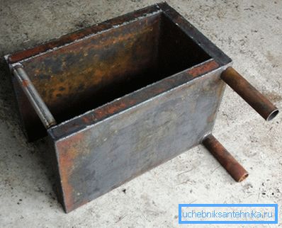 Sheet Steel Heat Exchanger Installert i en ovn Sheet Steel Heat Exchanger Installert i en ovn