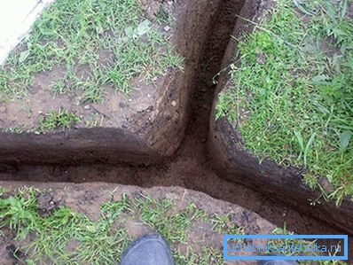 Trench for vanning Trench for vanning