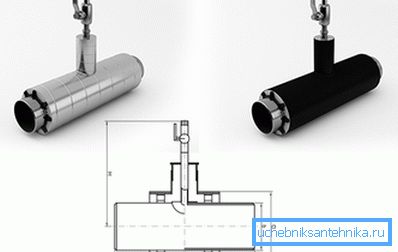 Tee med kuleventil med luftventil i isolasjon fra PPU Tee med kuleventil med luftventil i isolasjon fra PPU
