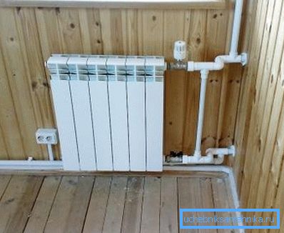 Rør og radiator batterier er et sikkert tegn på vannoppvarming. Rør og radiator batterier er et sikkert tegn på vannoppvarming.