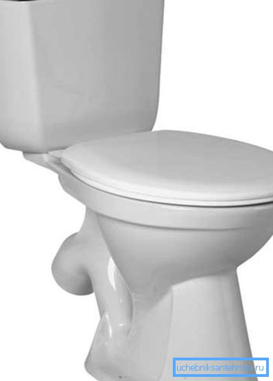 Toalett bolle med flush cistern