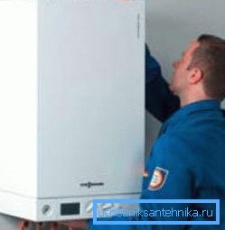 Installere en gasskjele på veggen Installere en gasskjele på veggen