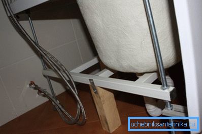 Installere en høy pall på en bæreholder. Installere en høy pall på en bæreholder.