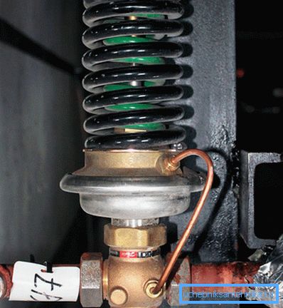 Trykkregulator installert i kjelleren Trykkregulator installert i kjelleren