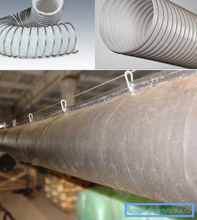 Ulike type ventilasjonsslanger Ulike type ventilasjonsslanger