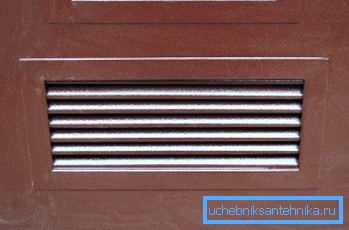 Inngangs metalldører med ventilasjonsgitter Inngangs metalldører med ventilasjonsgitter