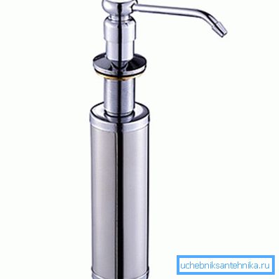 Innebygd vaskedispenser. Innebygd vaskedispenser.