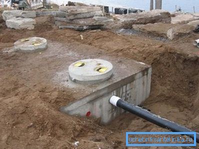 Toalett cesspit i et privat hus Toalett cesspit i et privat hus