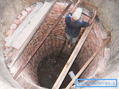 Cesspool av murstein uten bunn Cesspool av murstein uten bunn